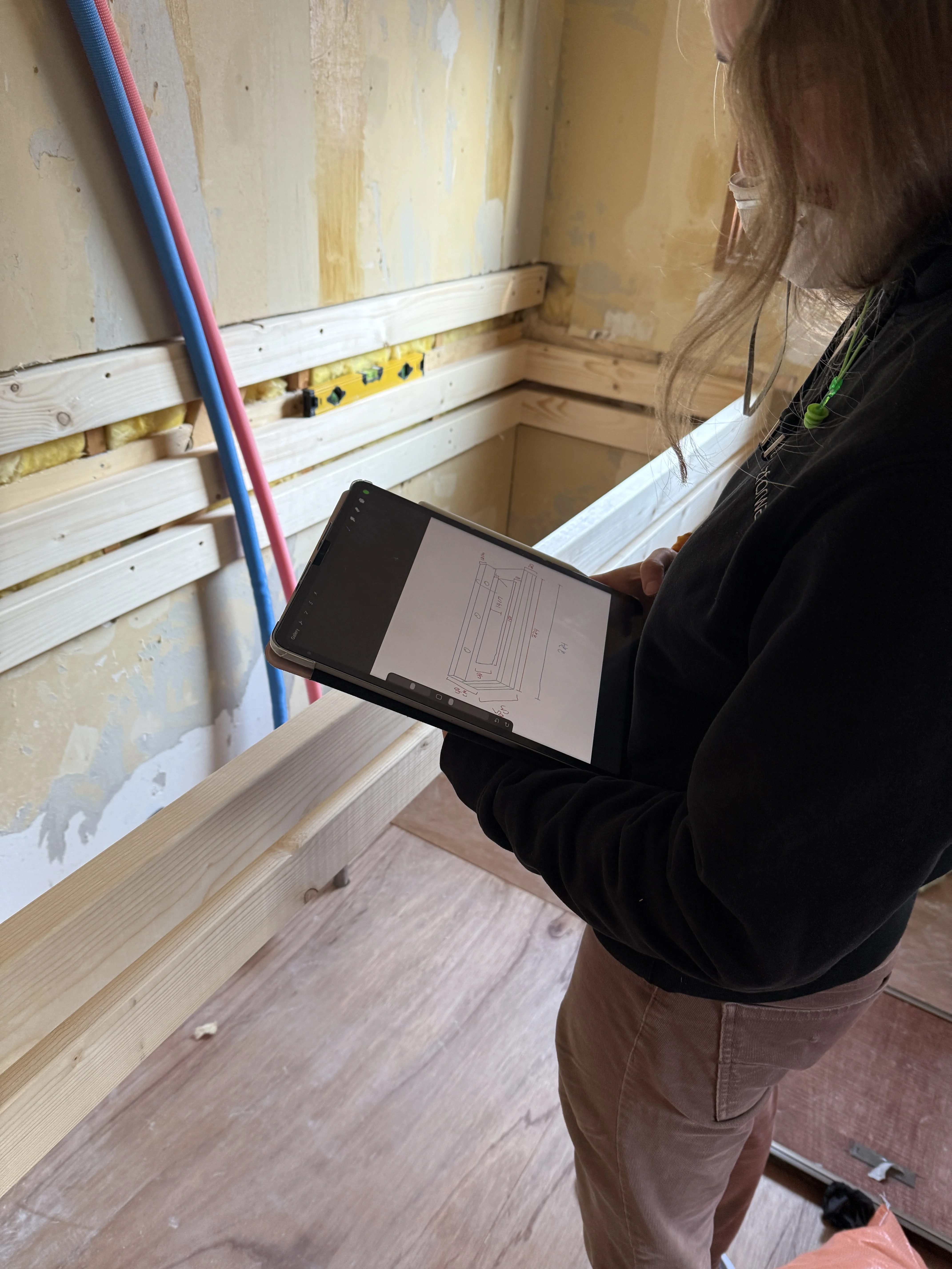 sink frame planning at Wakaranai Lodge